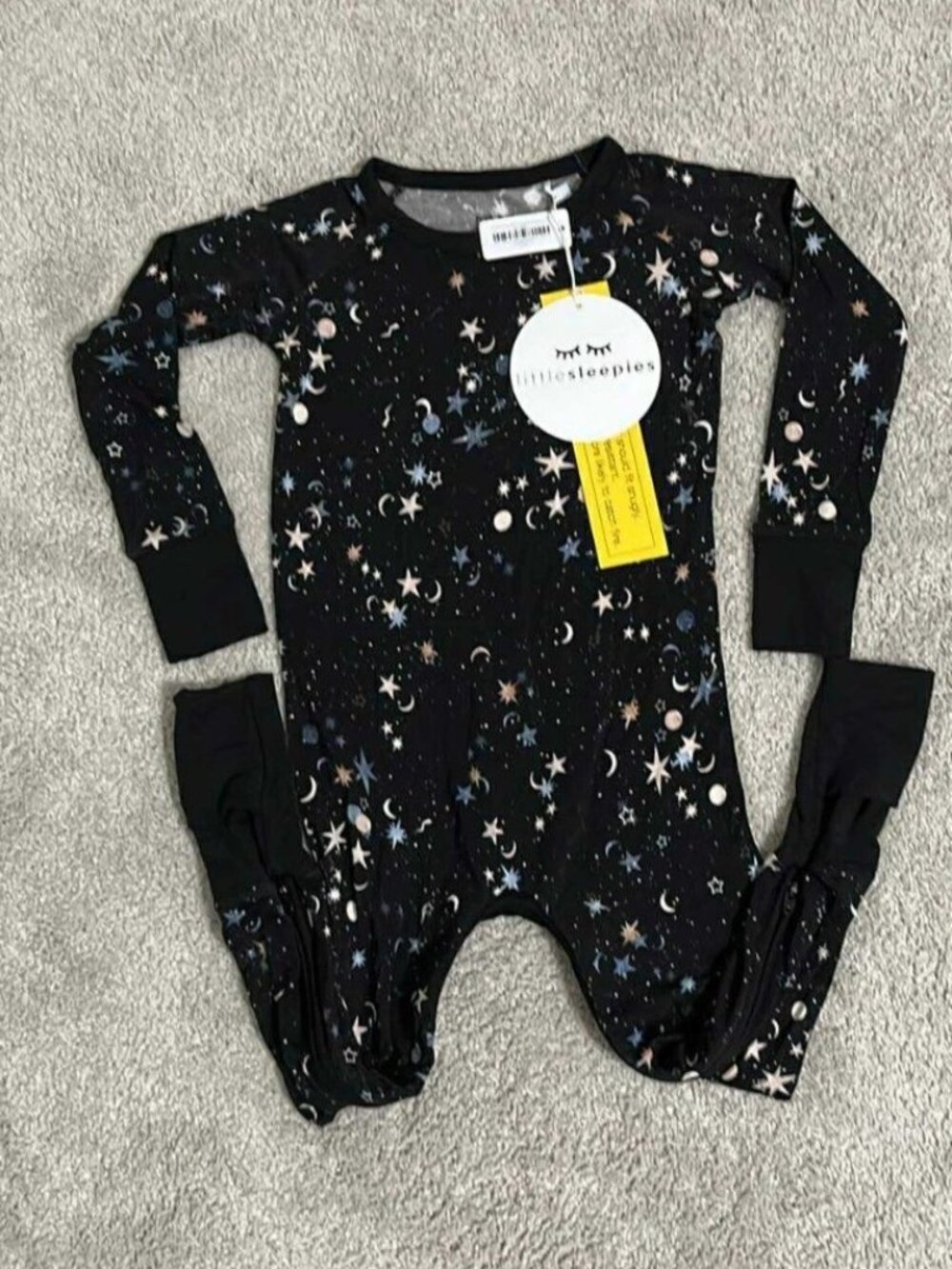 Little Sleepies NWT Baby's Celebration Stars Lunaluxe Zippy 18-24 MONTH RETIRED!